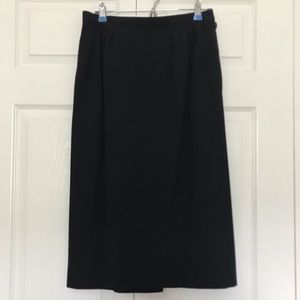 Authentic Classic Hermes Black Skirt